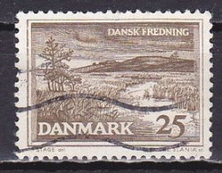 Denmark, 1964, Natural Preservation/R. Karup Landscape, 25ø, USED - Oblitérés