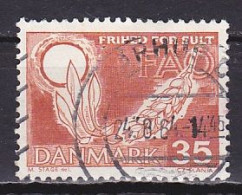 Denmark, 1963, Freedom From Hunger, 35ø/Fluorescent, USED - Oblitérés