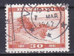 Denmark, 1961, Natural Protection Society 50th Anniv, 30ø, USED - Gebruikt