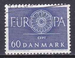 Denmark, 1960, Europa CEPT, 60ø, USED - Oblitérés