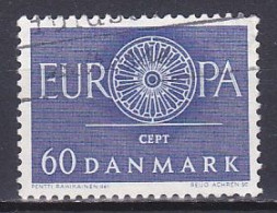 Denmark, 1960, Europa CEPT, 60ø, USED - Gebruikt