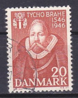 Denmark, 1946, Tycho Brahe, 20ø, USED - Oblitérés