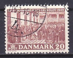 Denmark, 1949, Danish Constitution Centenary, 20ø, USED - Gebruikt