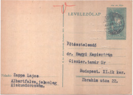 Postzegels > Europa > Hongarije > Postwaardestukken Brefkaart Gebruikt (16800) - Enteros Postales