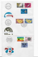 Suisse FDC 1973 - 3 Enveloppes - FDC