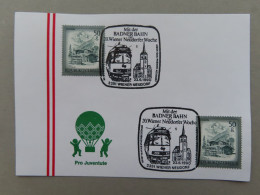 Österreich Pro Juventute-mit Sonderstempel 23. 6. 1990 Wiener Neudorf, Badner Bahn Zur 20. Wiener Neudorf Woche (Nr.550) - Autres & Non Classés