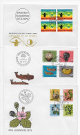 Suisse FDC 1973 - 3 Enveloppes - FDC