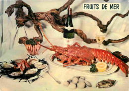 Recettes De Cuisine - Fruits De Mer - Gastronomie - CPM - Voir Scans Recto-Verso - Ricette Di Cucina
