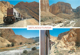Trains - Tunisie - Tunisia - Metlaoui - Multivues - CPM - Voir Scans Recto-Verso - Treinen