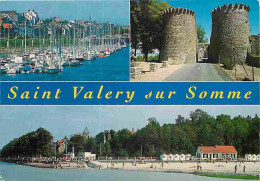80 - Saint Valery Sur Somme - Multivues - Flamme Postale - CPM - Voir Scans Recto-Verso - Saint Valery Sur Somme