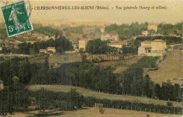 69 - Charbonnières Les Bains - Vue Générale - Bourg Et Villas - Colorisée - CPA - Oblitération Ronde De 1912 - Voir Scan - Charbonniere Les Bains