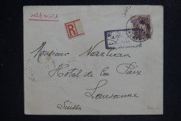 TURQUIE - Enveloppe En Recommandé De Galata Pour La Suisse En 1917 - L 151897 - Briefe U. Dokumente