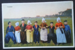 ►Cpa  Couleur Nederland Pays-Bas Folklore -  Volendam Volendammer Kinderen Enfants - Tilmbre Collection - Volendam