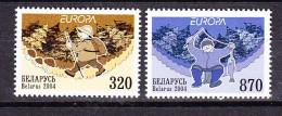 Europa Cept 2004 Belarus 2v ** Mnh (59549) Rock Bottom - 2004