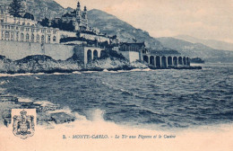 RECTO/VERSO - CPA - MONTE CARLO - LE TIR AUX PIGEONS ET LE CASINO - Spielbank