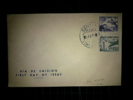 CHILI, Enveloppe FDC Avec Divers Timbres-poste Et Cachet Spécial. Année 1956. - Chili