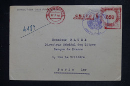 ALLEMAGNE - Enveloppe Du Ministère Des Finances De Baden Baden Pour Paris En 1949 - L 151902 - Covers & Documents