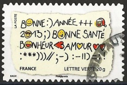 France 2012 - Mi 5466 - YT Ad 763 ( Best Wishes ) Cachet Rond - Oblitérés