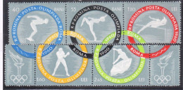 Romania 1960 - Olympic Games, Roma Mnh Mi 1853/57 - Summer 1960: Rome