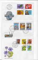 Suisse FDC 1975 - 3 Enveloppes - FDC