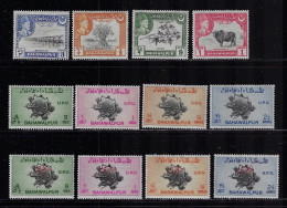 PAKISTAN-Bahawalpur 1949 SCOTT#22-29,025-028  MNH CV:$2.60 - Pakistán