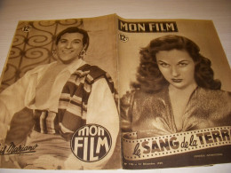 CINEMA MON FILM 174 21.12.1949 Susan HAYWARD Le SANG De La TERRE Tino ROSSI - Kino/Fernsehen