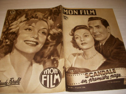 CINEMA MON FILM 178 18.01.1950 Tyrone POWER Gene TIERNEY SCANDALE Lysiane REY - Cinéma/Télévision