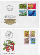 Suisse FDC 1976 - 2 Enveloppes - FDC