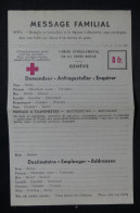 SUISSE - Formulaire Croix Rouge De Correspondance Non Circulé - L 151906 - Marcophilie