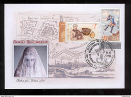 Label Transnistria 2022 Stories And Myths Europa CEPT FDC Imperforated - Fantasie Vignetten