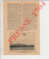 Photo De Presse Santos-Dumont Dirigeable Revue Du 14 Juillet 1903 - Zonder Classificatie