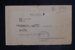 MILITARIA - Ausweis De Pontivy En 1940 - L 151908 - Documenten