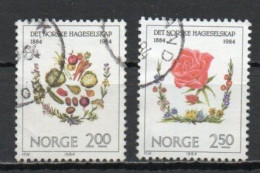 Norway, 1984, Horticultural Society Centenary, Set, USED - Gebruikt