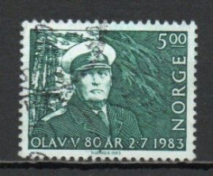 Norway, 1983, King Olaf V, 5k, USED - Gebruikt