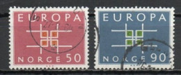 Norway, 1963, Europa CEPT, Set, USED - Gebruikt