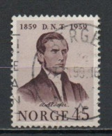 Norway, 1959, Norwegian Temperance Movement Centenary, 45ö, USED - Usati