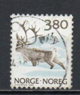 Norway, 1988, Wildlife/Reindeer, 3.80Kr, USED - Usados