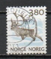 Norway, 1988, Wildlife/Reindeer, 3.80Kr, USED - Oblitérés