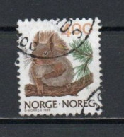 Norway, 1989, Wildlife/Red Squirrel, 4.00Kr, USED - Usados