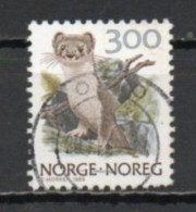 Norway, 1989, Wildlife/Stoat, 3.00Kr, USED - Oblitérés