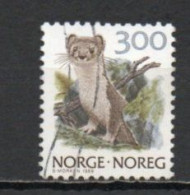 Norway, 1989, Wildlife/Stoat, 3.00Kr, USED - Used Stamps