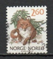 Norway, 1989, Wildlife/Red Fox, 2.60Kr, USED - Gebruikt