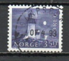 Norway, 1983, Buildings/Lindesnes Lighthouse, 3.50Kr, USED - Oblitérés