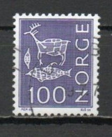 Norway, 1970, Motifs/Cave & Rock Paintings, 100ö/Dark Blue, USED - Gebraucht