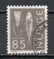 Norway, 1963, Wheat & Atlantic Cod, 85ö/Brown, USED - Oblitérés