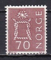 Norway, 1970, Motifs/Rope Knot & Sun, 70ö, USED - Gebraucht