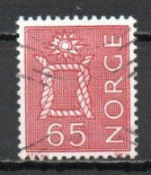 Norway, 1968, Motifs/Rope Knot & Sun, 65ö, USED - Oblitérés