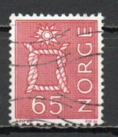 Norway, 1968, Motifs/Rope Knot & Sun, 65ö, USED - Usados