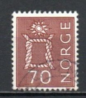 Norway, 1970, Motifs/Rope Knot & Sun, 70ö, USED - Gebraucht