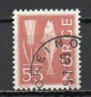 Norway, 1963,Motifs/ Wheat & Atlantic Cod, 55ö, USED - Gebraucht